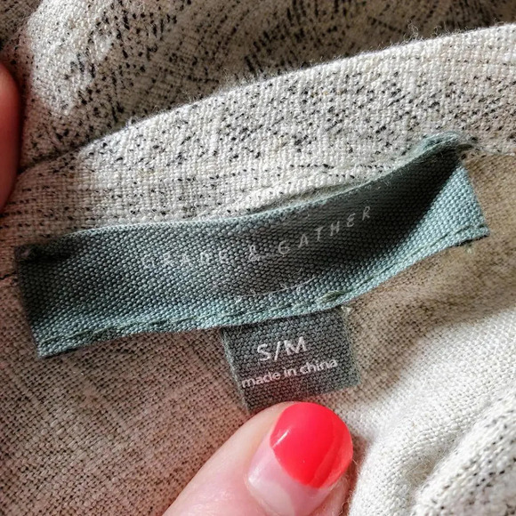 NWT Due South | Grade and Gather | Cotton Linen Stripe Dress | Size S/M - Picture 3 of 15